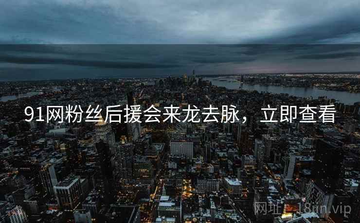 91网粉丝后援会来龙去脉，立即查看