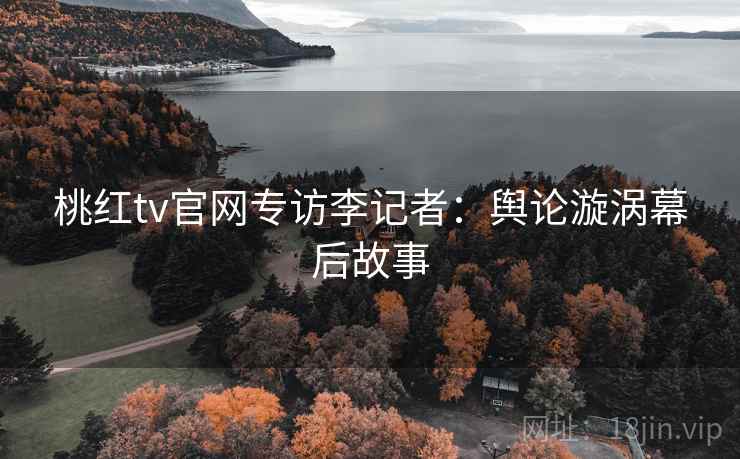 桃红tv官网专访李记者：舆论漩涡幕后故事