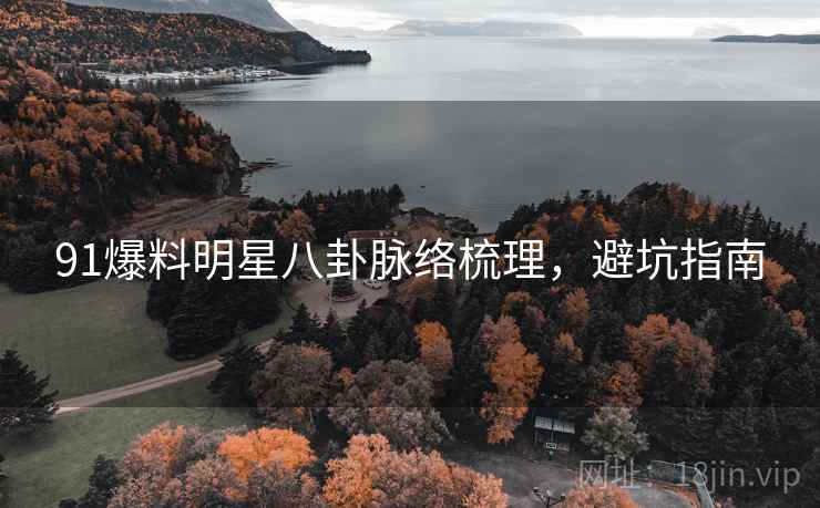 91爆料明星八卦脉络梳理，避坑指南