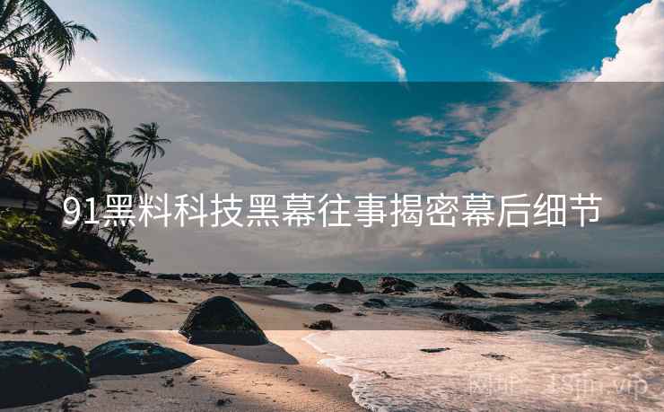 91黑料科技黑幕往事揭密幕后细节