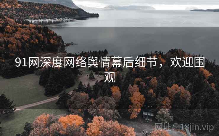 91网深度网络舆情幕后细节，欢迎围观